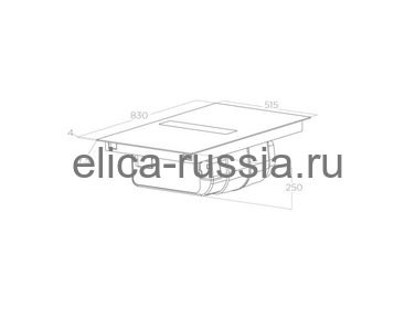 Elica варочная панель с вытяжкой NIKOLATESLA FIT XL BL/A/83 + Набор посуды Coocking Set 553