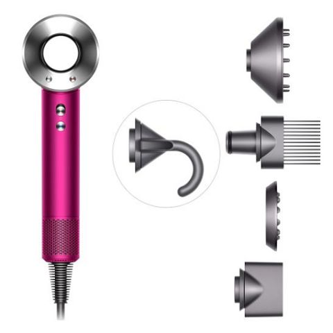 Dyson Supersonic hair dryer HD07 (Fuchsia/Nikel) 