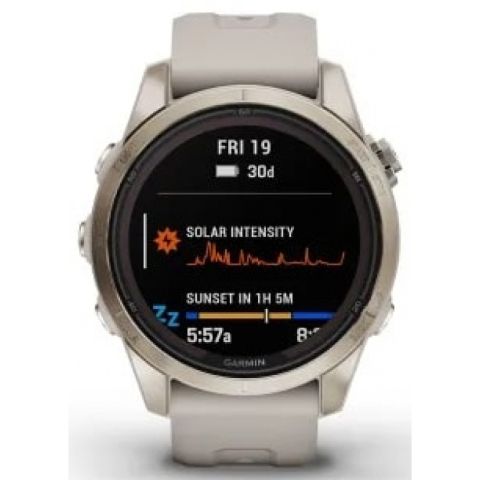 Garmin Fenix 7S Pro Sapphire Solar Soft Gold / Light Sand Band (010-02776-15)