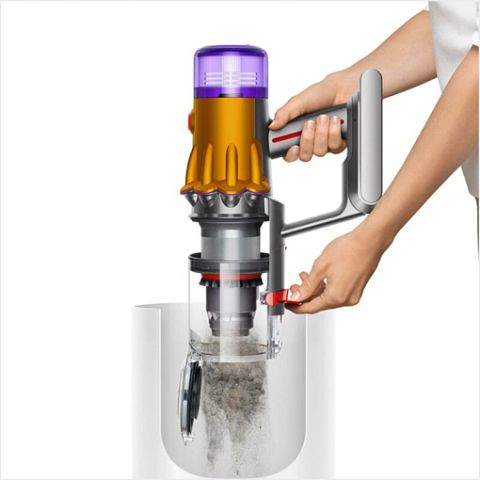 Пылесос Dyson V12S Detect Slim Submarine, Yellow/Nickel