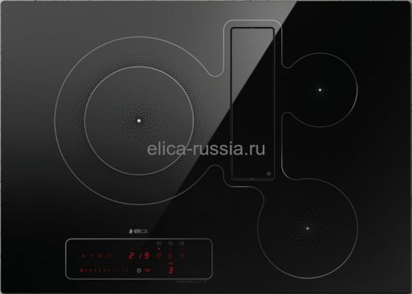 Elica варочная панель с вытяжкой NIKOLATESLA FIT 3Z BL/A/60 + Набор посуды Coocking Set 553