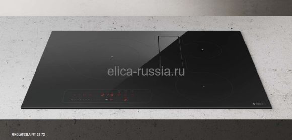 Elica варочная панель с вытяжкой NIKOLATESLA FIT 3Z BL/A/72 + Набор посуды Coocking Set 553