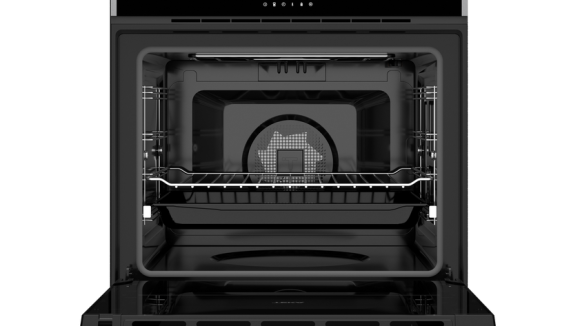Мультифункциональный духовой шкаф с 4' TFT-дисплеем и режимом турбо HLB 860 BLACK-SS