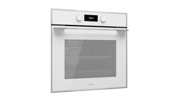 Мультифункциональный духовой шкаф с режимом турбо HLB 840 WHITE-SS