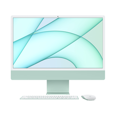 iMac 24" Retina 4,5K, (M1 8C CPU, 8C GPU), 8 ГБ, 512 ГБ SSD, зеленый