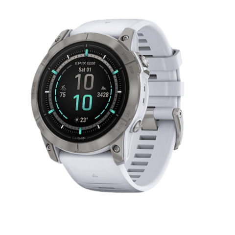 Garmin EPIX Pro (Gen 2) 51mm, Sapphire Edition, Titanium / Whitestone (010-02804-11)