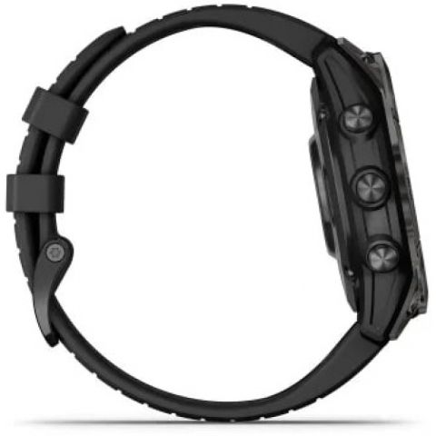 Garmin epix Pro (Gen 2) Sapphire 42 mm Carbon Gray DLC Titanium / Black Band (010-02802-15)