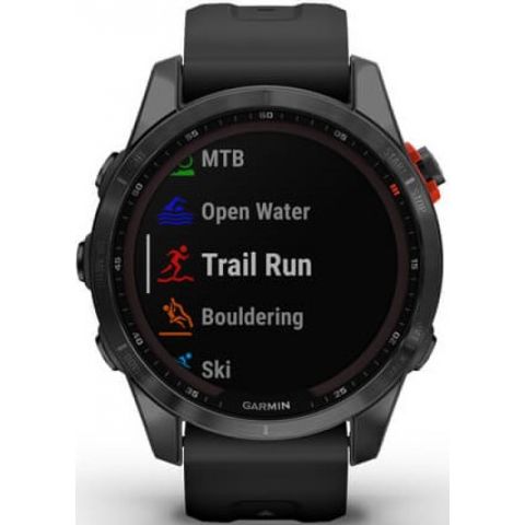 Garmin Fenix 7s Solar Slate Gray / With Black Band 