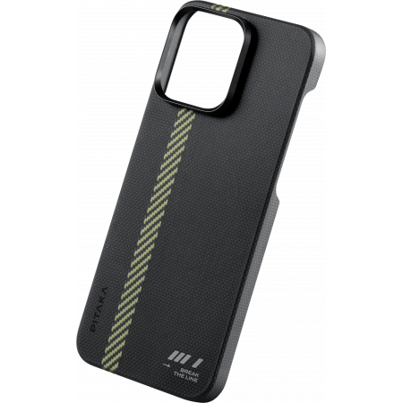 Чехол Pitaka Fusion Weaving MagEZ 5 для iPhone 15 Pro Max - Break the Line KI1501BTLM