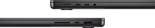 MacBook Pro 14" (M4 10C CPU, 10C GPU) 16 ГБ, 512 Гб SSD, чёрный космос