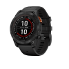 Garmin Fenix 7 Pro Solar серый с черным ремешком (010-02777-01)