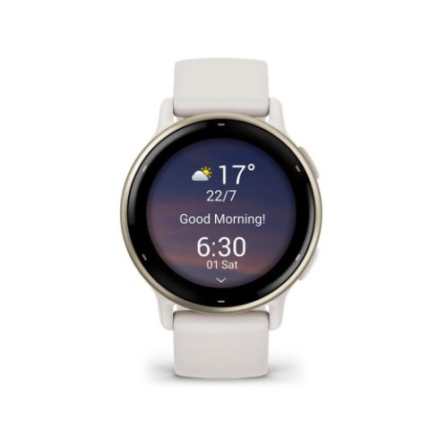 Garmin Vivoactive 5, Ivory / Cream Gold (010-02862-11)