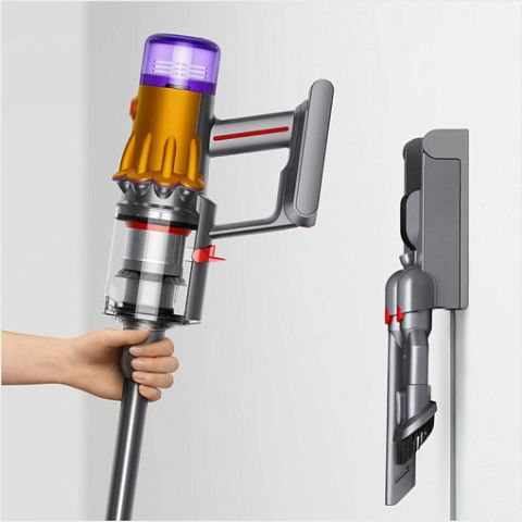 Пылесос Dyson V12S Detect Slim Submarine, Yellow/Nickel