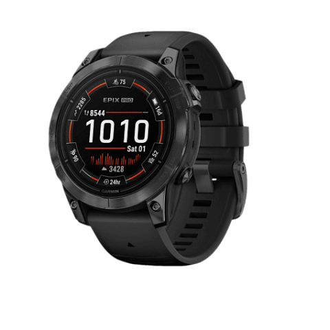 Garmin EPIX Pro (Gen 2) 47mm Standard Edition, Slate Gray / Black Band (010-02803-01)