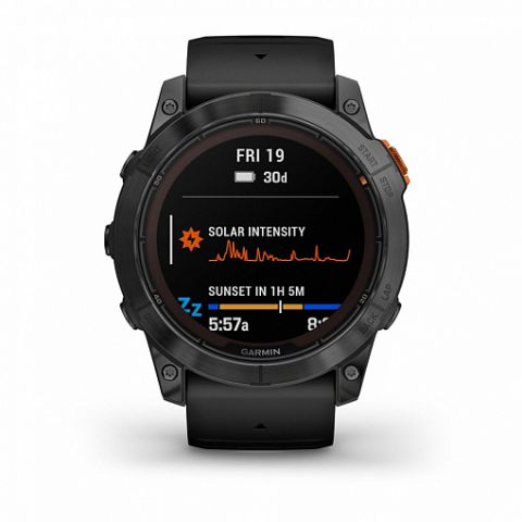 Garmin Fenix 7X Pro Solar, Slate Gray / Black Band (010-02778-01)