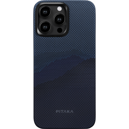 Чехол Pitaka StarPeak MagEZ 4 для iPhone 15 Pro (6.1"), Over The Horizon, кевлар (арамид) KI1501POTH